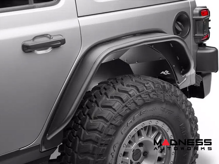 Jeep Wrangler JL Fender Flare - Rear - Rugged Ridge - Tube